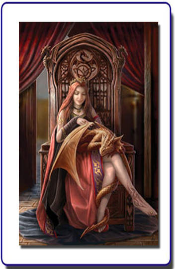 Friends Forever Anne Stokes Greeting Card and Envelope